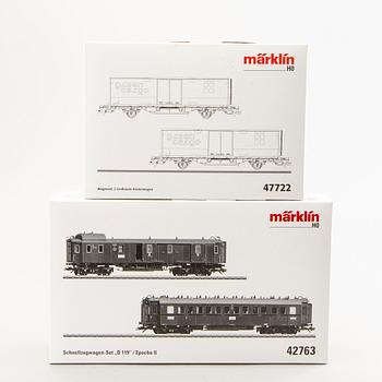 Märklin, 6 vagnset, 47722, 45093, 42763, 47454, 47730 (2 st), H0.