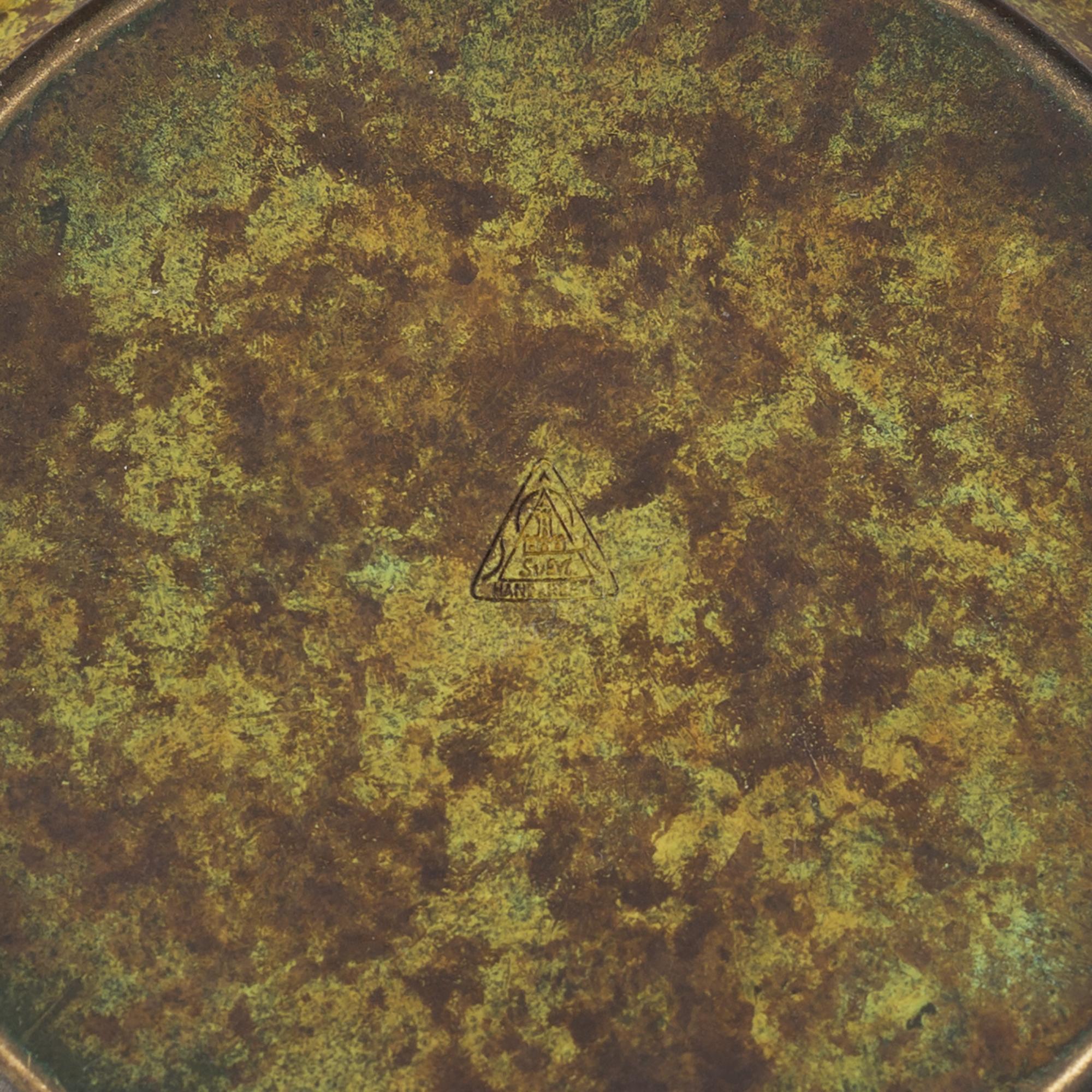 A bronze art déco vase from Svenska Metallverken, 1920's-30's.