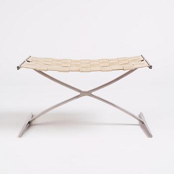 Preben Fabricius & Jørgen Kastholm, a model "4391" folding stool, Bo-Ex, Denmark, early 1960s.