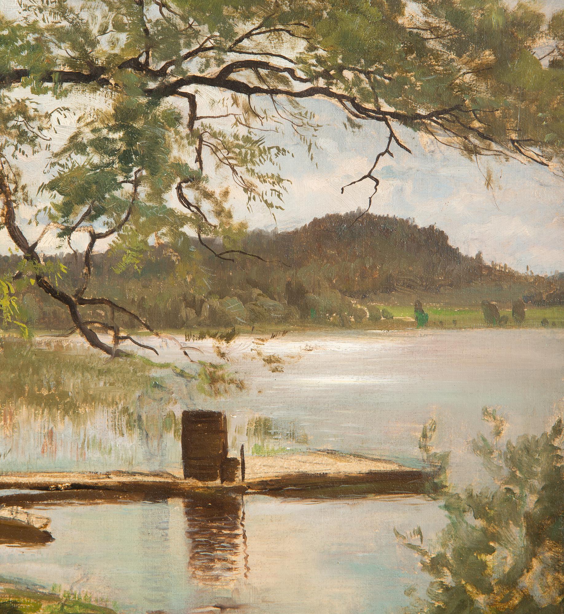 Hjalmar Munsterhjelm, Cottage by the shore.