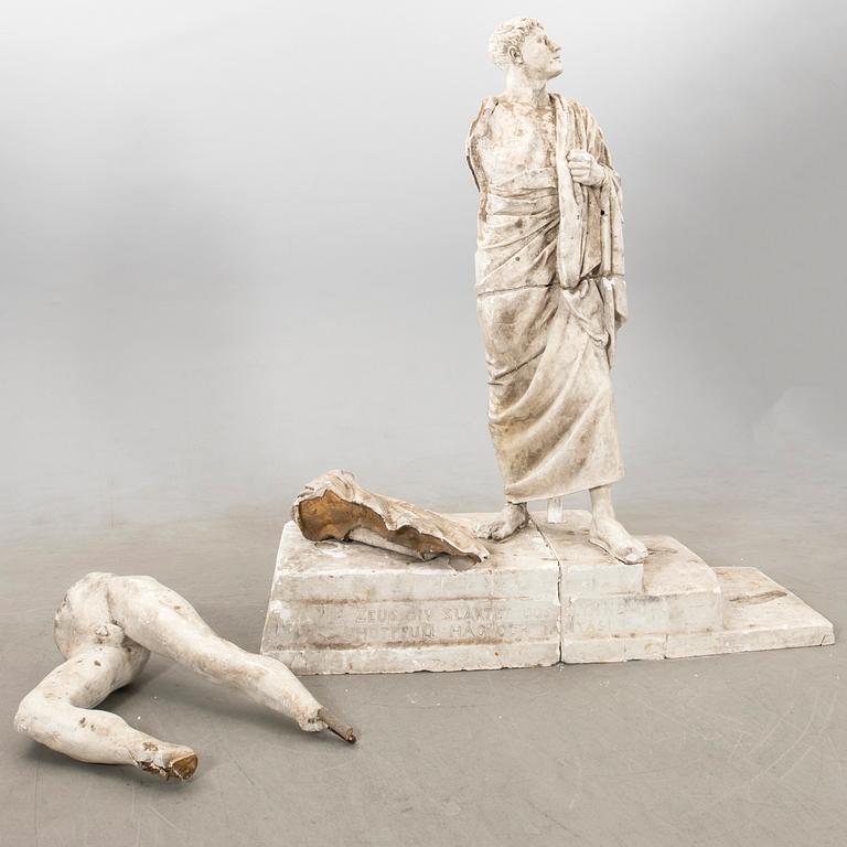 Nils Möllerberg, Sculpture group model for parts of the "Dexippos group" 1932.