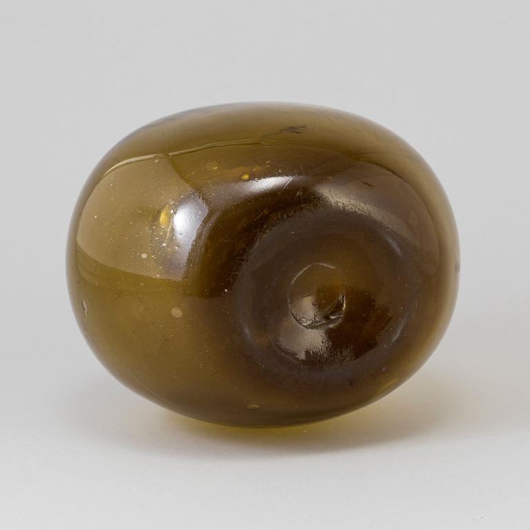 a 18th-19th century glass bottle.
