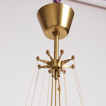 Hans Bergström, a chandelier model "3", Asea, Sweden 1940s-50s.