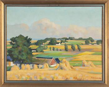 Fritz Kärfve, oil on canvas, signed and dated 1930.