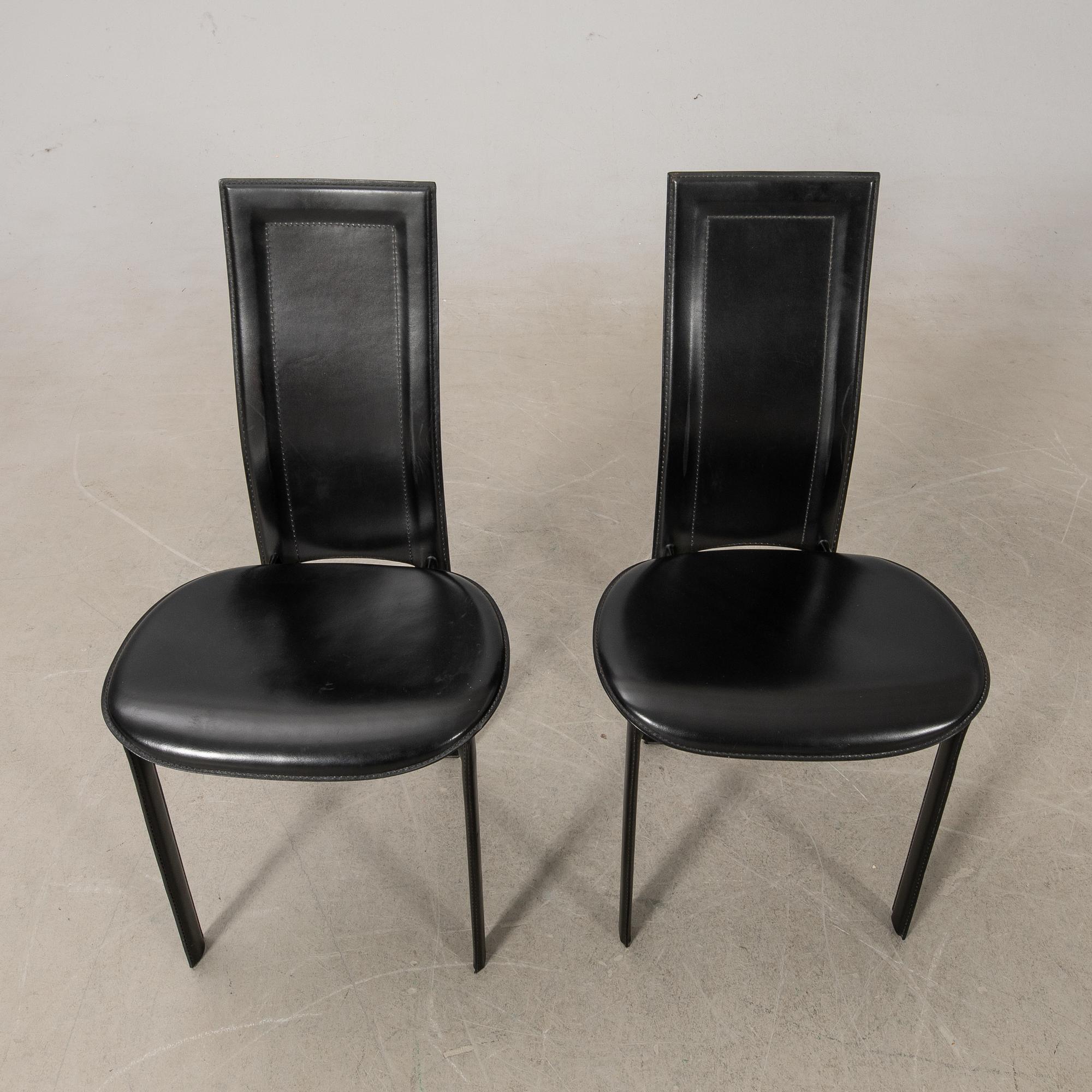Giorgio Cattelan, chairs, 6 pieces, Italy, 1980s.