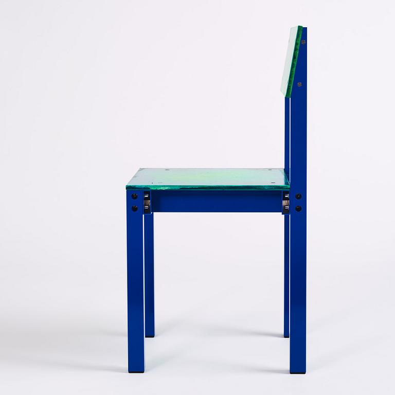 Fredrik Paulsen, a unique chair, "Chair One Open Air, Night Swimming", JOY, 2024.