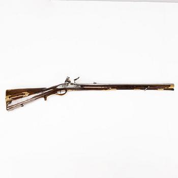 A Flintlock short rifle, circa 1780.