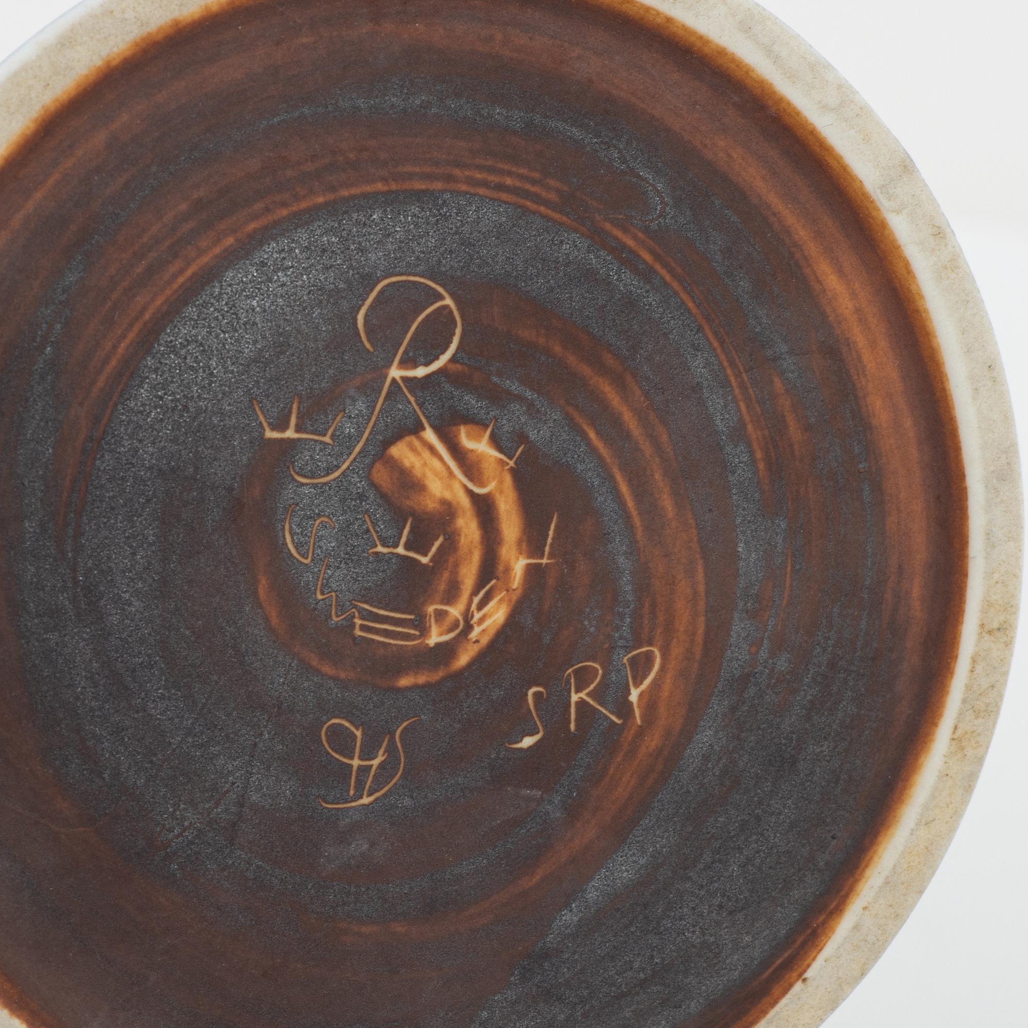Carl-Harry Stålhane, a set of three stoneware vases, Rörstrand and Designhuset, Sweden.