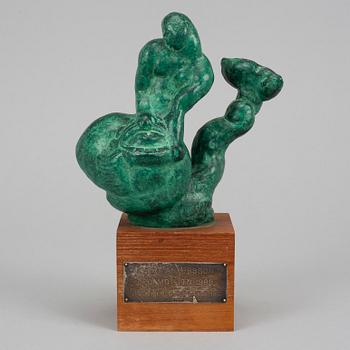 Carl Milles, skulptur. Signerad. Gjutarstämpel. Numr 3/12. Brons. Höjd 15 cm (ink bas 22 cm).