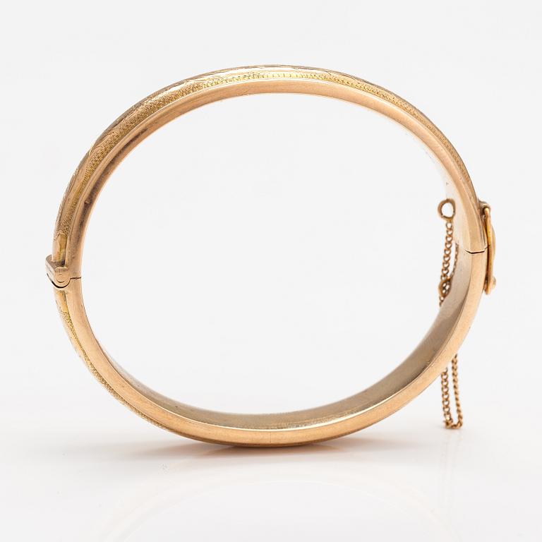 A 14K gold bracelet. Ny Toivo, Helsinki 1955.