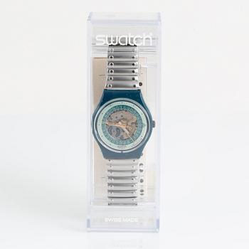 Swatch, Steel Lite, wristwatch, 34 mm.