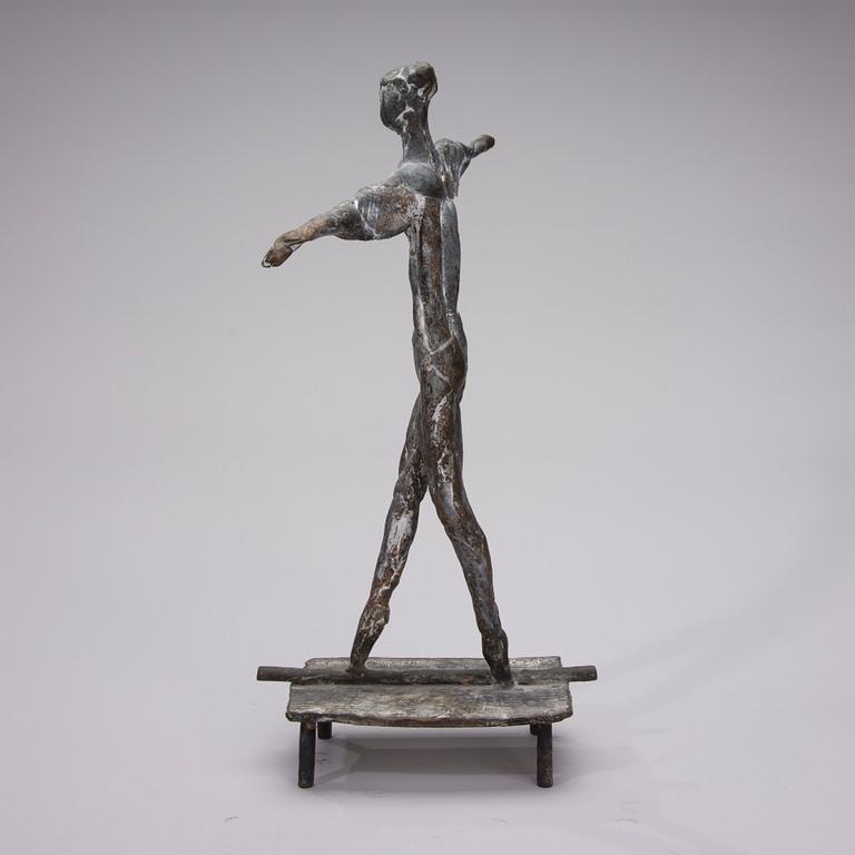 KAARINA TARKKA, skulptur, brons, signerad och daterad 1988.