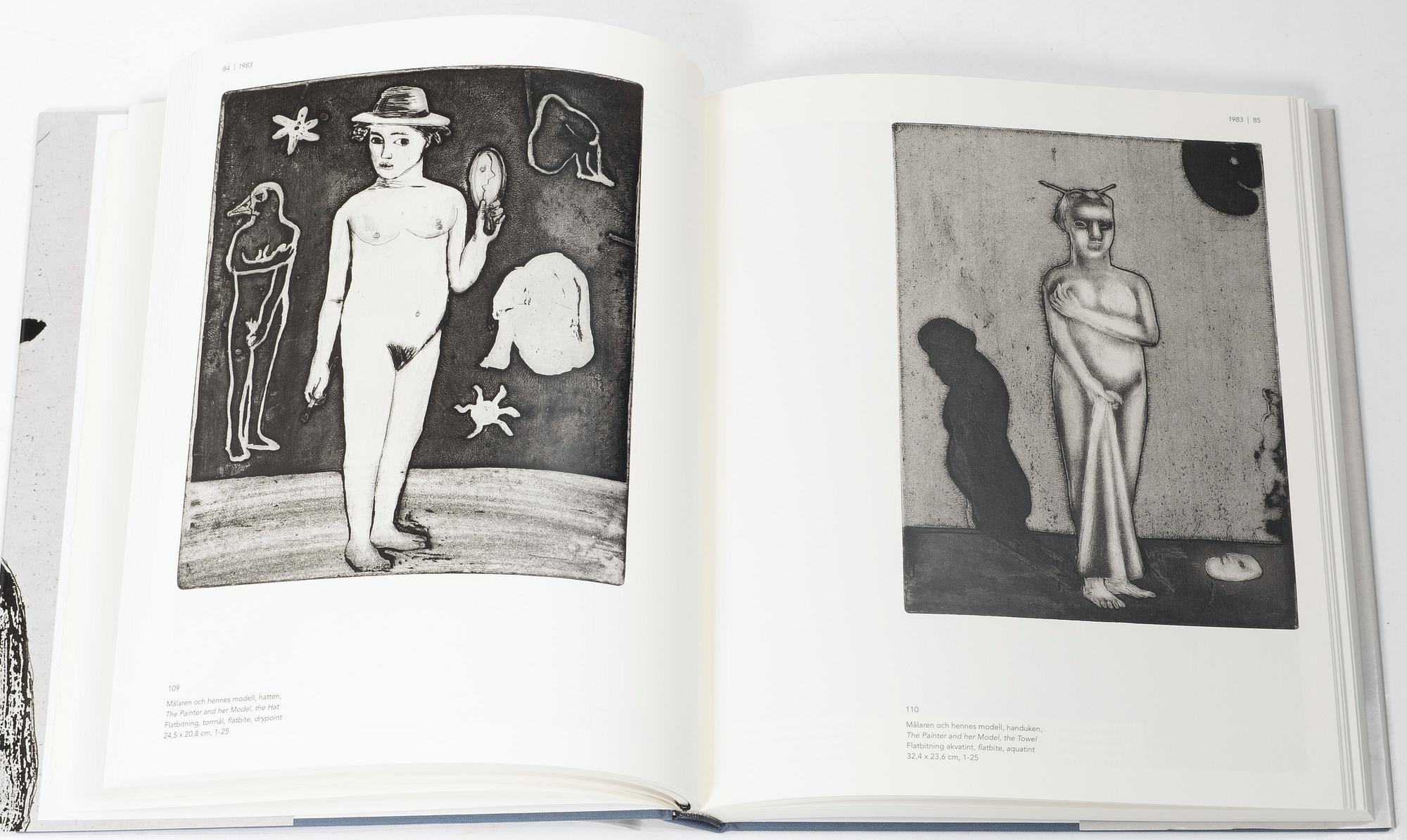 Lena Cronqvist, Catalogue raisonné, “Copper Plate Prints 1974–2009”, with “Stilleben I”, etching, signed and numbered 19/25.