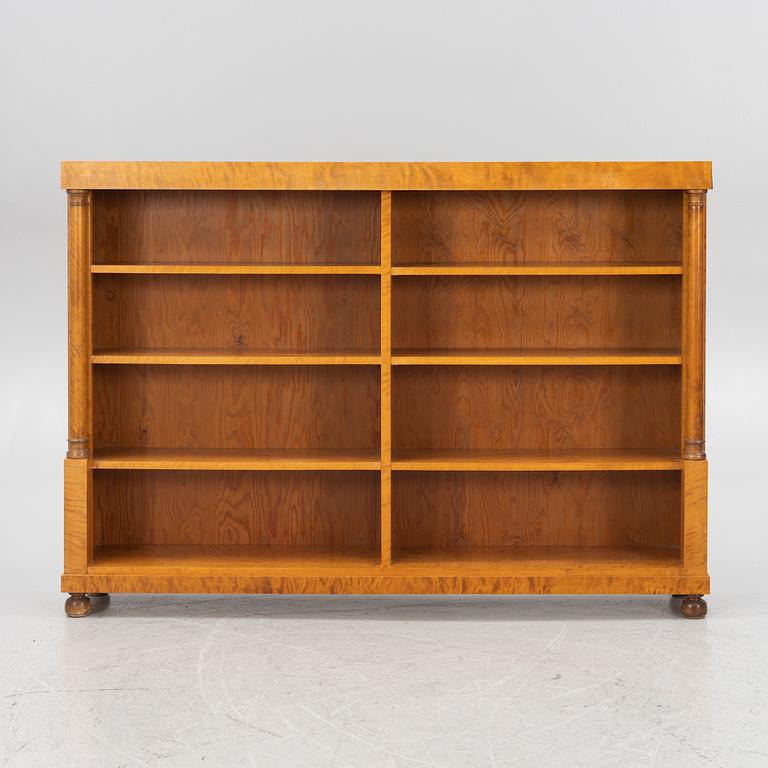 An Empire style bookcase, first half of the 20th century.