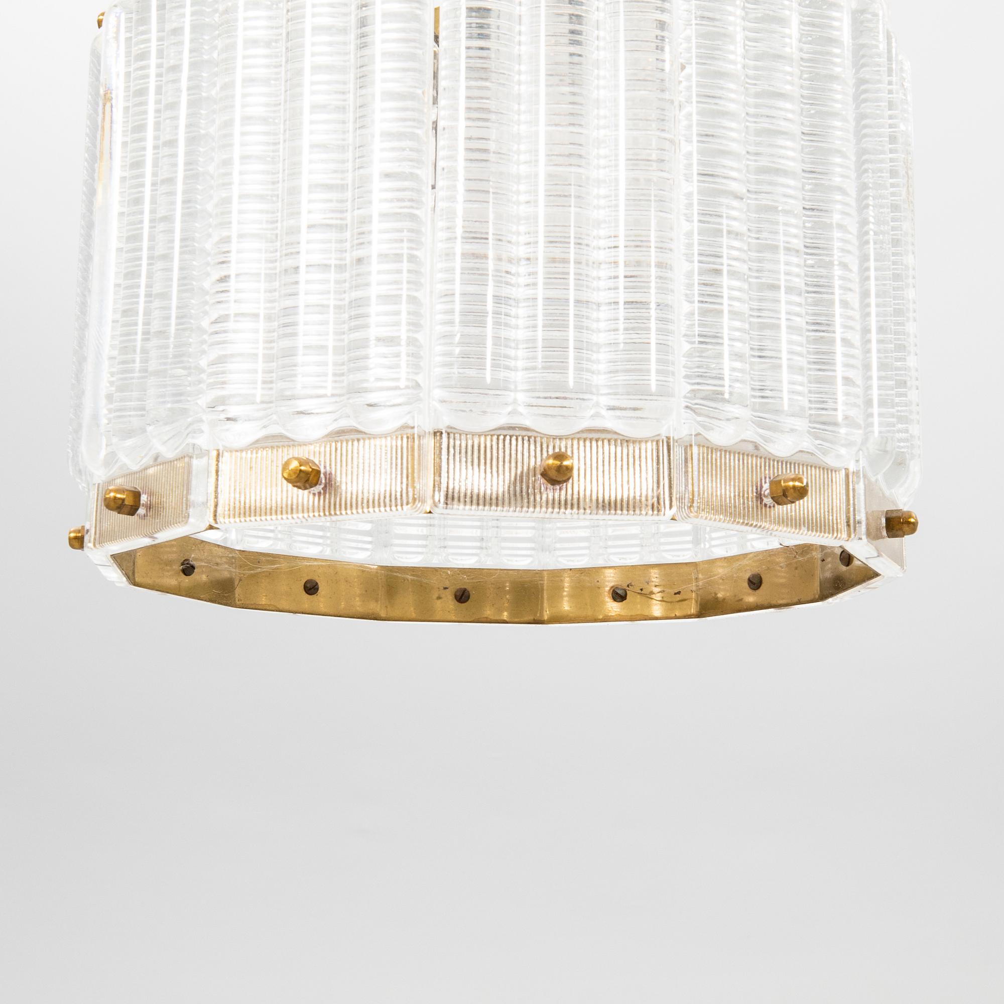 Orrefors Ceiling Lamp, 1960s/70s.