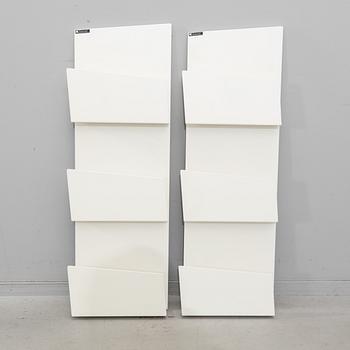 Louise Hederström newspaper racks 2 pcs "Collar" for Karl Andersson & Söner 2000s.