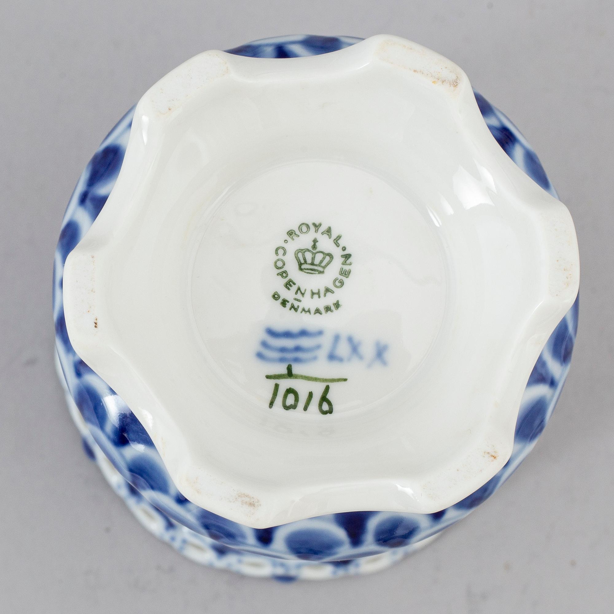 KUNGLIG DANSK, servis,  "Musselmalet", 22 delar.