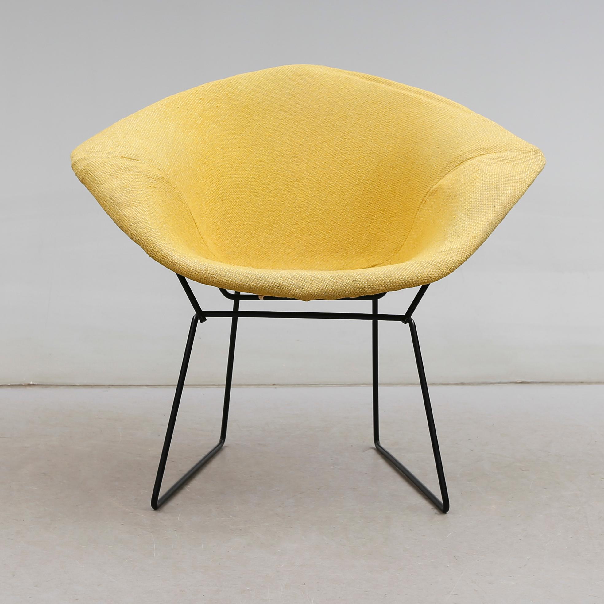 FÅTÖLJ, "Diamond Chair", Harry Bertoia, 1900-talets andra hälft.