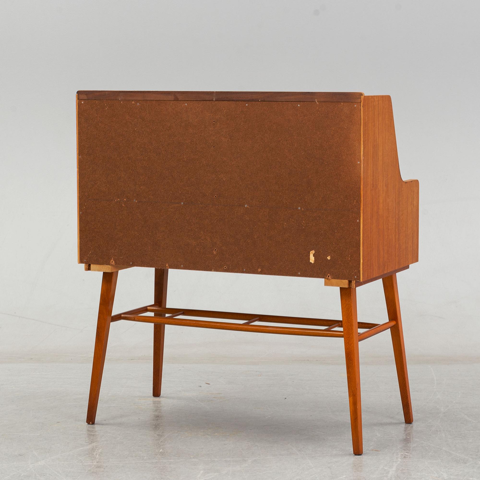 Sekretär, teak, 1960-tal.