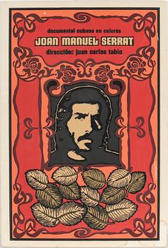 FILMAFFISCHER, 6 st, offsettryck, Kuba och Spanien, 1970-tal.