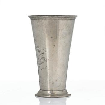 Nils Fougstedt, a set of two vases, Firma Svenskt Tenn, Stockholm, 1927-28.