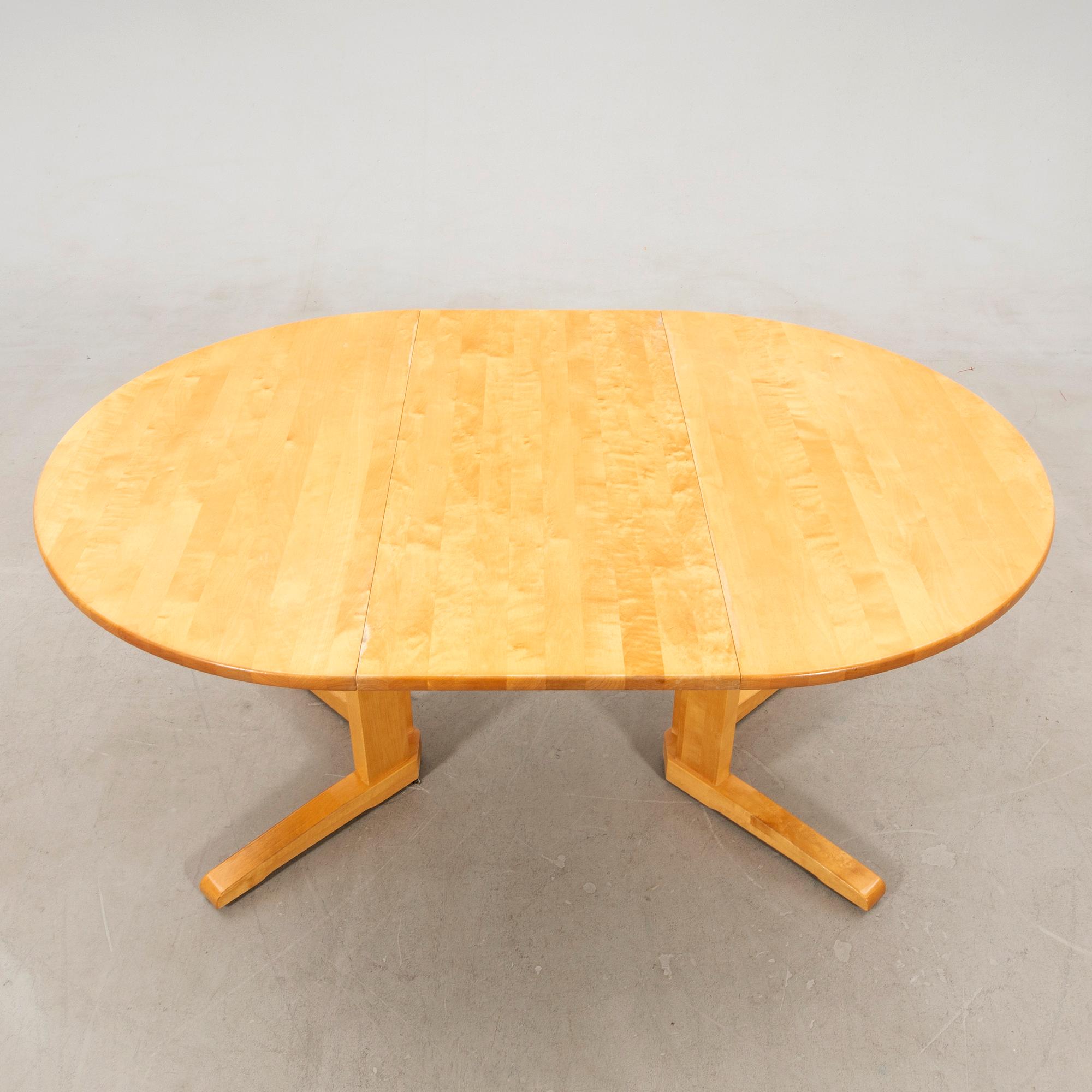 Yngve Ekström, matbord "Björka" Stolab sent 1900-tal.