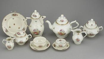 KAFFESERVIS, 64 delar, porslin, Rosenthal, Tyskland, 1900-talets första hälft.