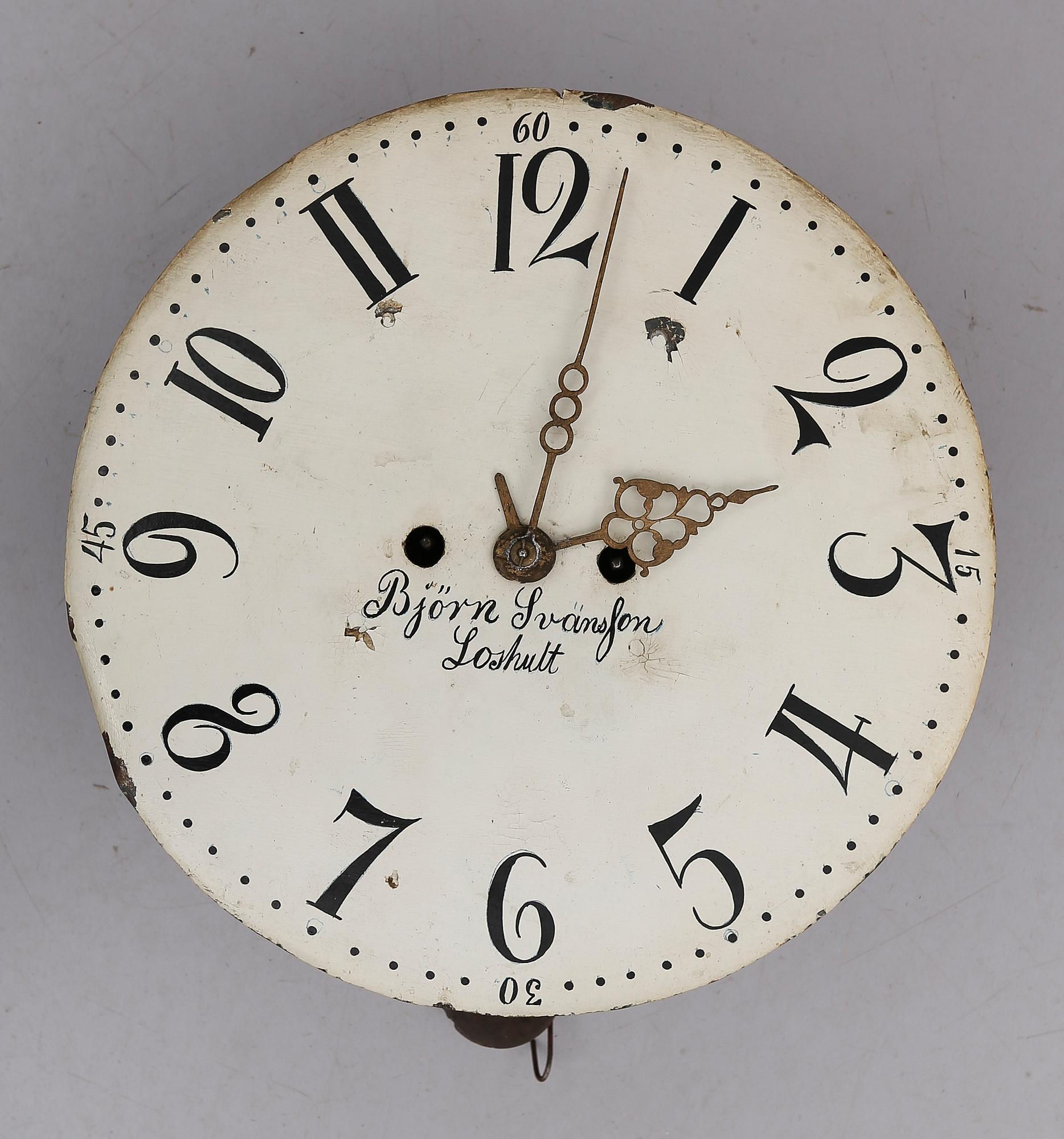 KLOCKSKÅP, 1800-talets första hälft.