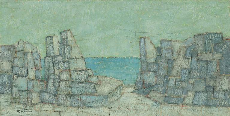 Harry Booström, "Raukar mot havet" (Gotland).
