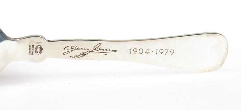 PARTI SILVER, 12 delar, bl a Georg Jensen, 1800/1900-tal, ca 600 g.