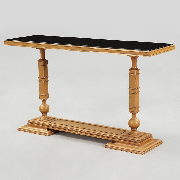 Axel Einar Hjorth, an 'Åbo' lacquered console table, Nordiska Kompaniet, Sweden 1929.