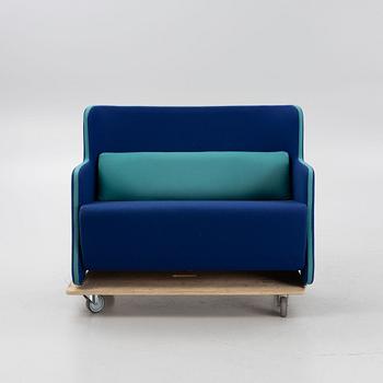 Börge Lindau & Bo Lindecrantz, a "Solo M", armchair and sofa, Lammhults, Sweden, end of the 20th century.