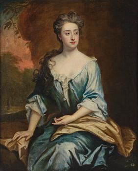 730. Gottfried Kneller, hans krets, "Isabella FitzRoy, Duchess of Grafton" (1668-1723).