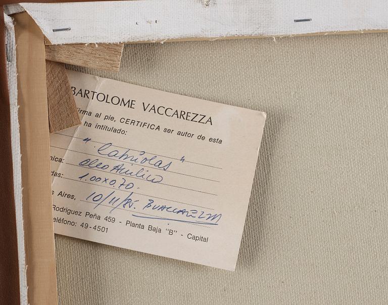 BARTOLOMÉ VACCAREZZA, olja på duk, signerad och daterad 1985.