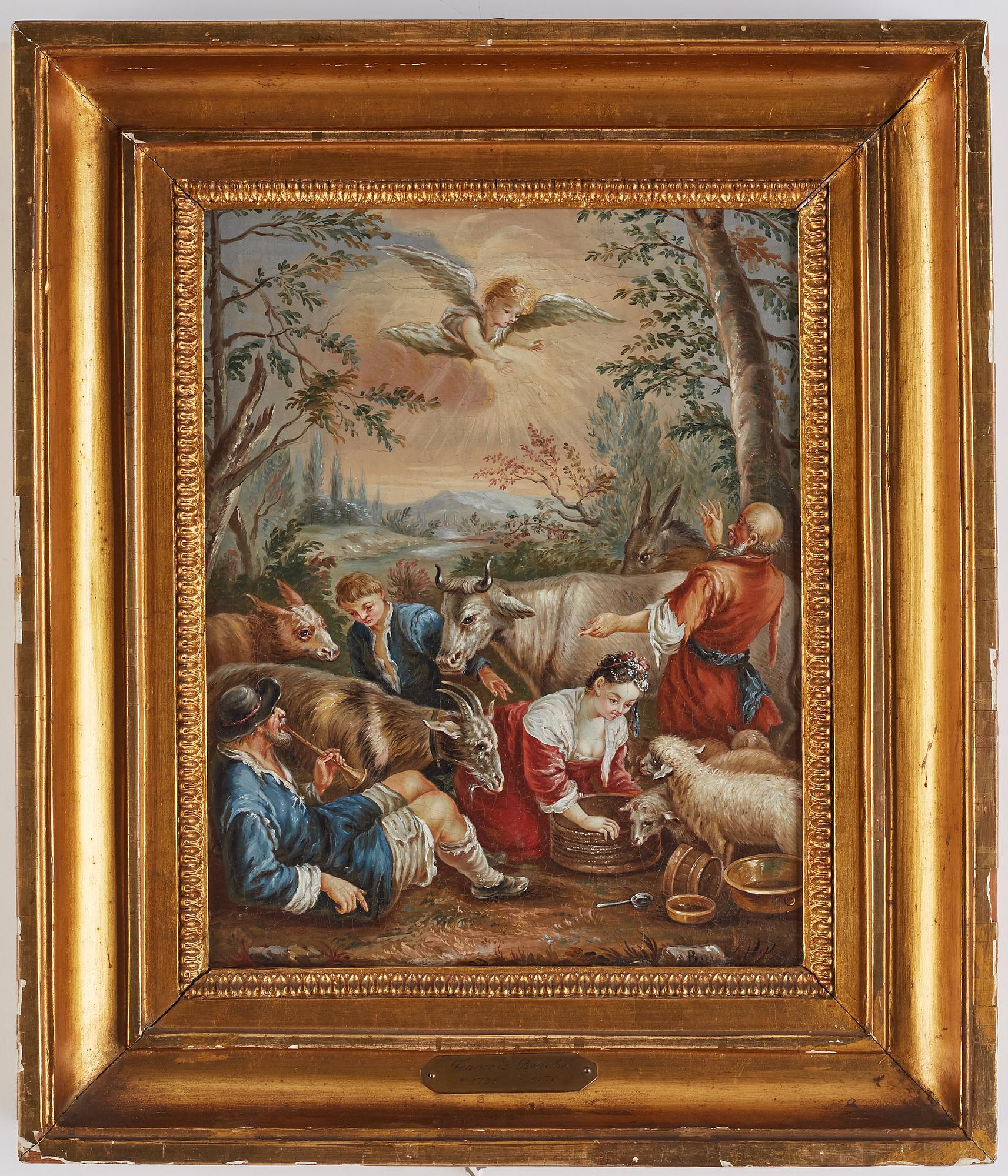 Francois Boucher, after, oil on canvas, around 1800.