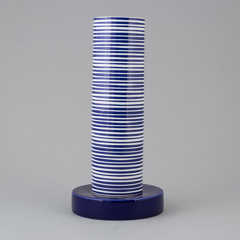 ETTORE SOTTSASS, a 'Geo' ceramic vase, Italy, signed and numbered 16/300.