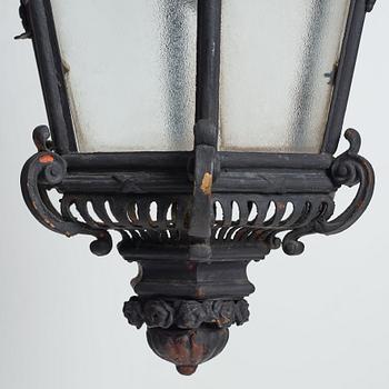 A pair of lanterns, circa 1900, from the Sagerska building, Hamngatan 14, Stockholm.