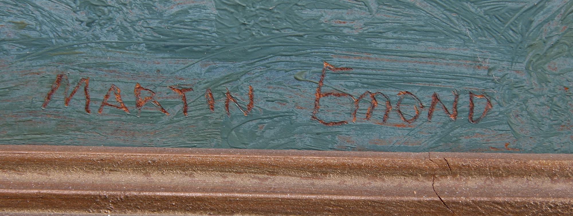 MARTIN EMOND, olja på pannå, sign.