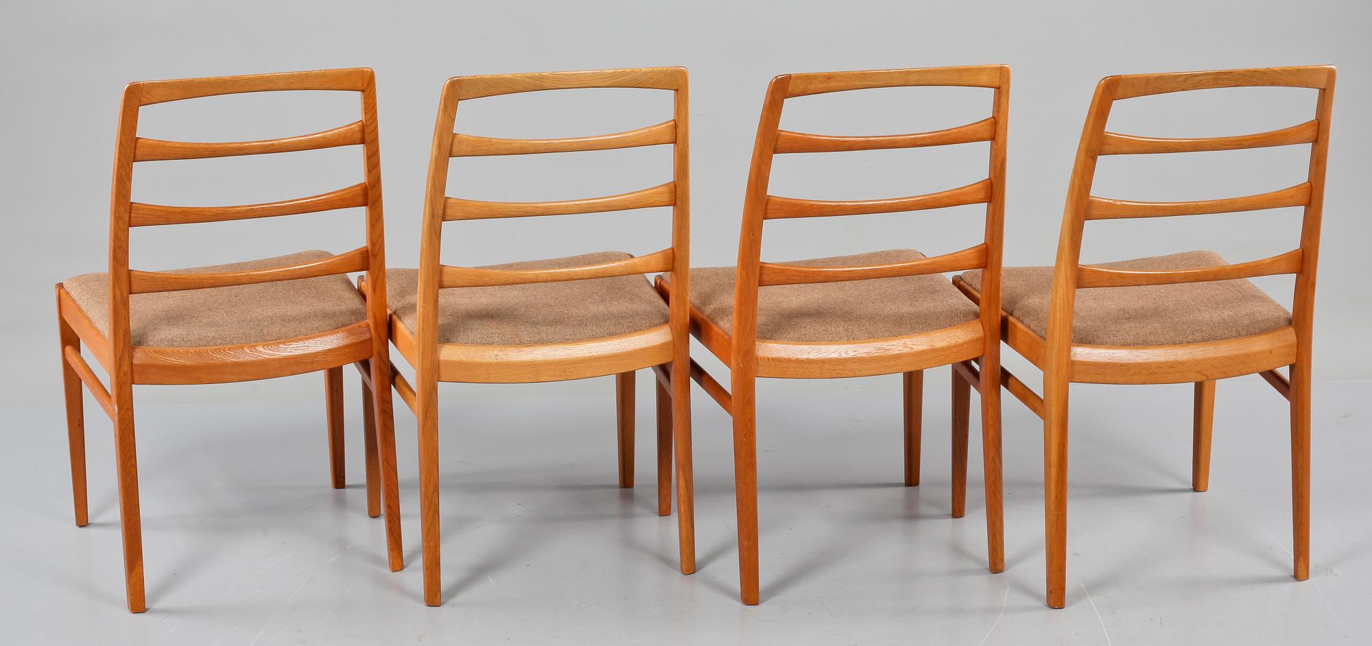 STOLAR, 4 st, Bertil Fridhagen, Bodafors, 1960-tal.