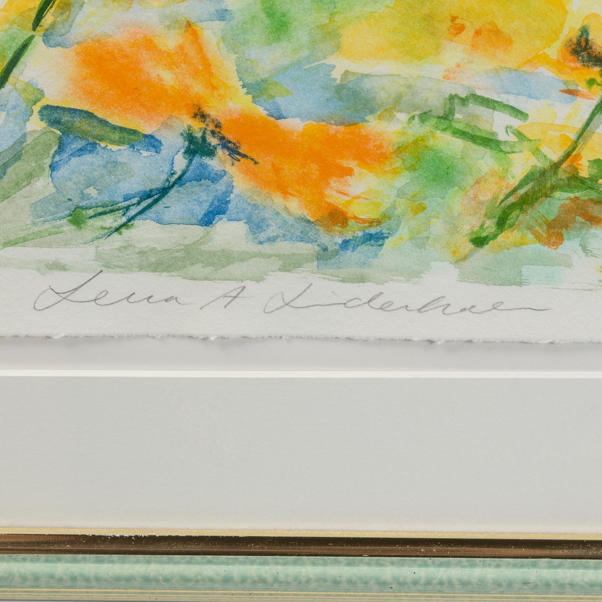 LENA LINDERHOLM, litografi, signerad och numrerad 91/175.