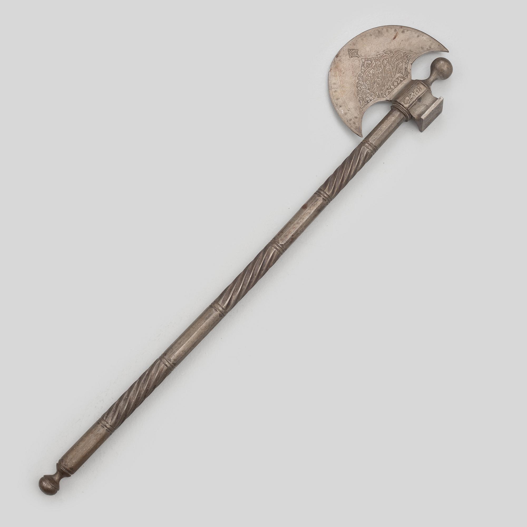 An Indian axe, 19th /20th century.