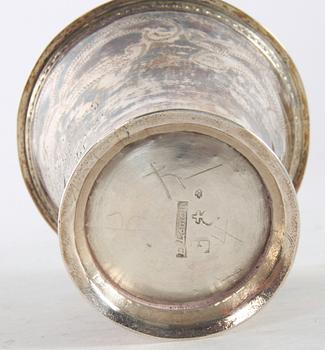 BÄGARE, silver, Erik Lemon, Uppsala (verksam 1761-1800).