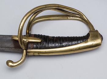 SABEL, svensk, m/1814 för tungt kavalleri.