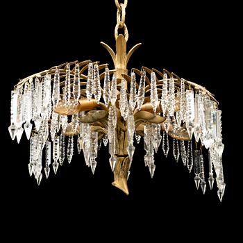 An early 20th Century ceiling lamp.