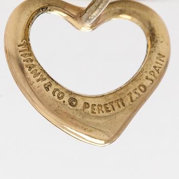Tiffany & Co, Elsa Peretti, korvakorut, "Open Heart", 18K kultaa.