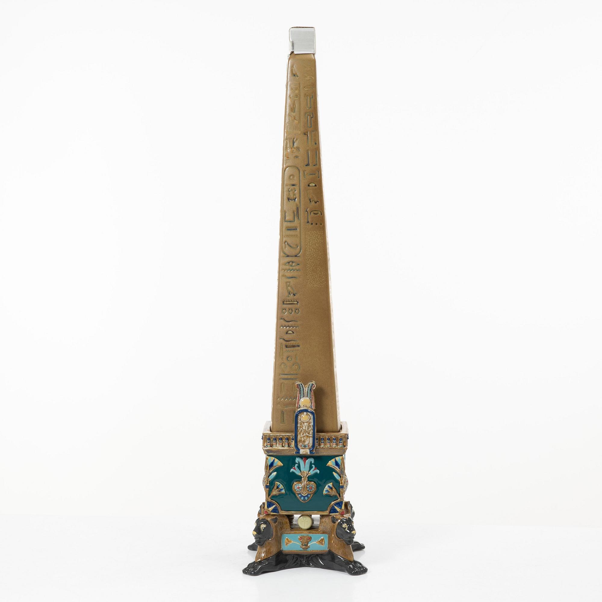 Lladró, figurin, "Thothmes I Obelisk (ochre)", Spanien.