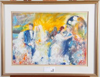 HÖGLUND, KARL, färglitografi, sign. 