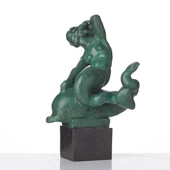 Carl Milles, "Solglitter", "Najad på delfin" ( = Naiad and dolphin).