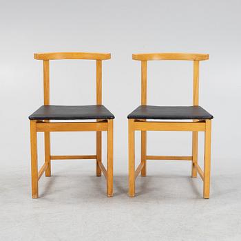 Hans Kempe & Lars Erik Ljunglöf, five versions of model 'HI-28' chairs, Hi Gruppen, second half of the 20th century.