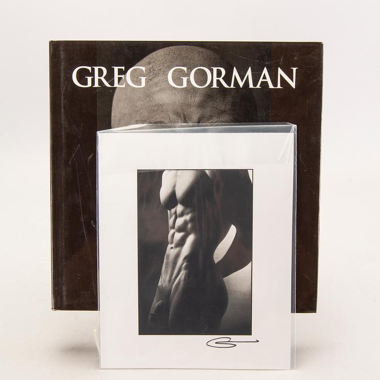 Greg Gorman, bok "Inside life", medföljande foto signerat.